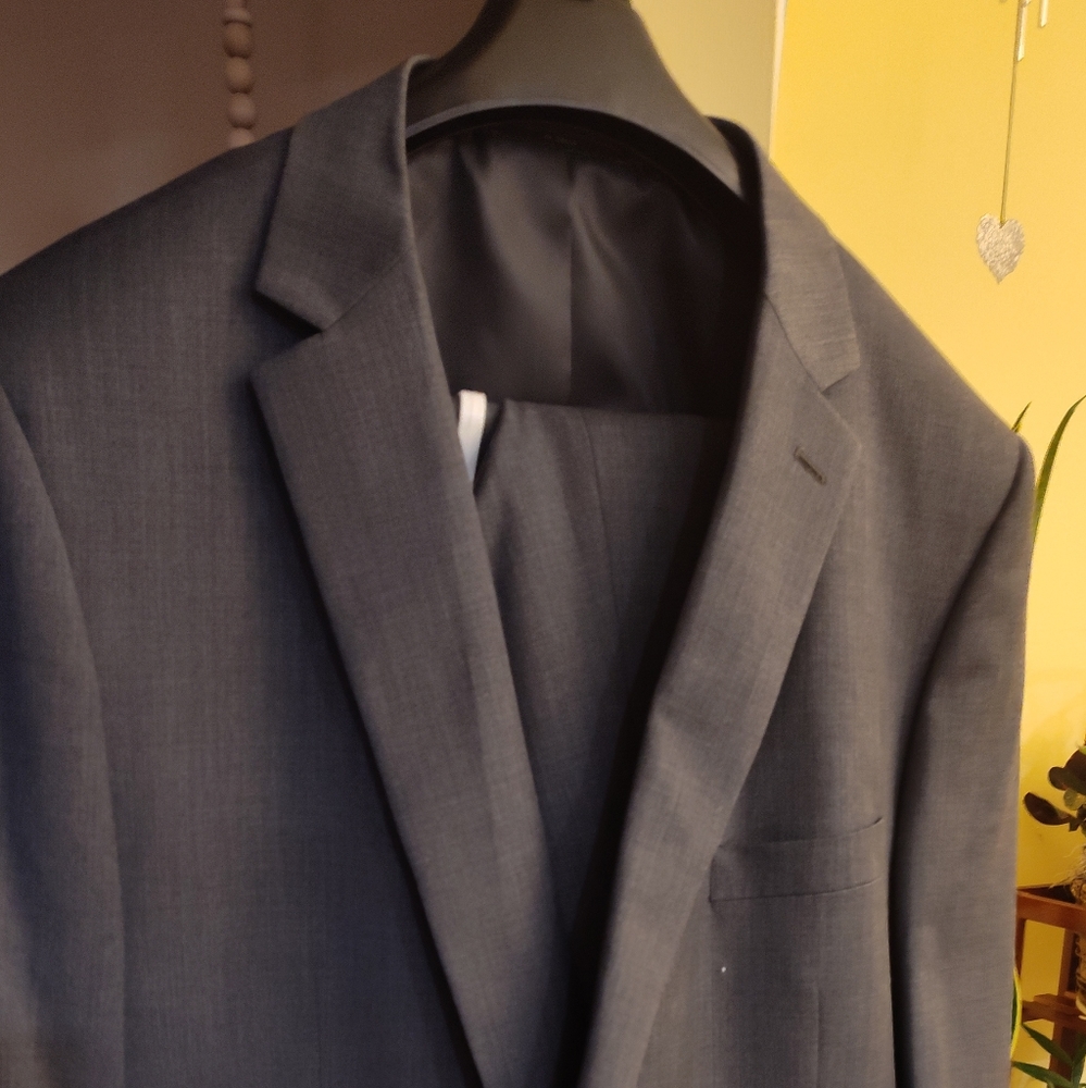 Big Men's Gray Suit
